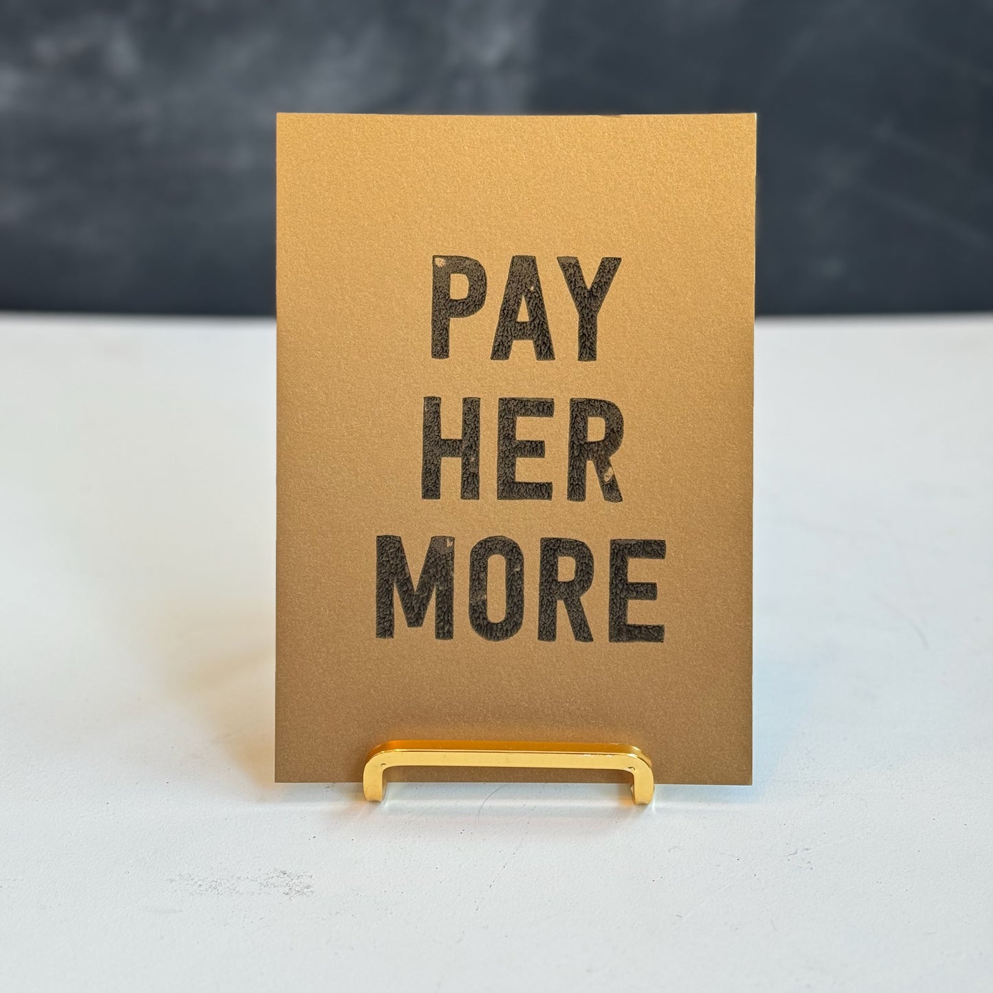 Pay Her More 5x7 Art Print