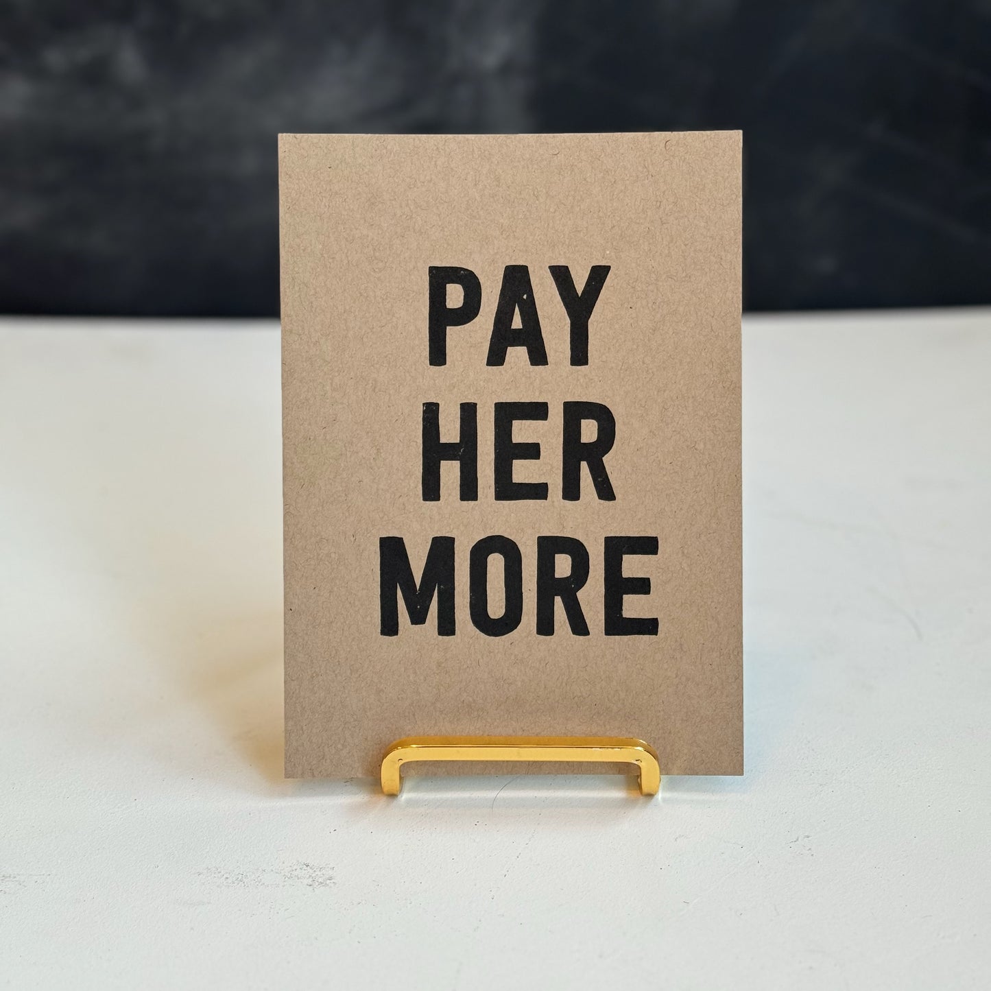 Pay Her More 5x7 Art Print