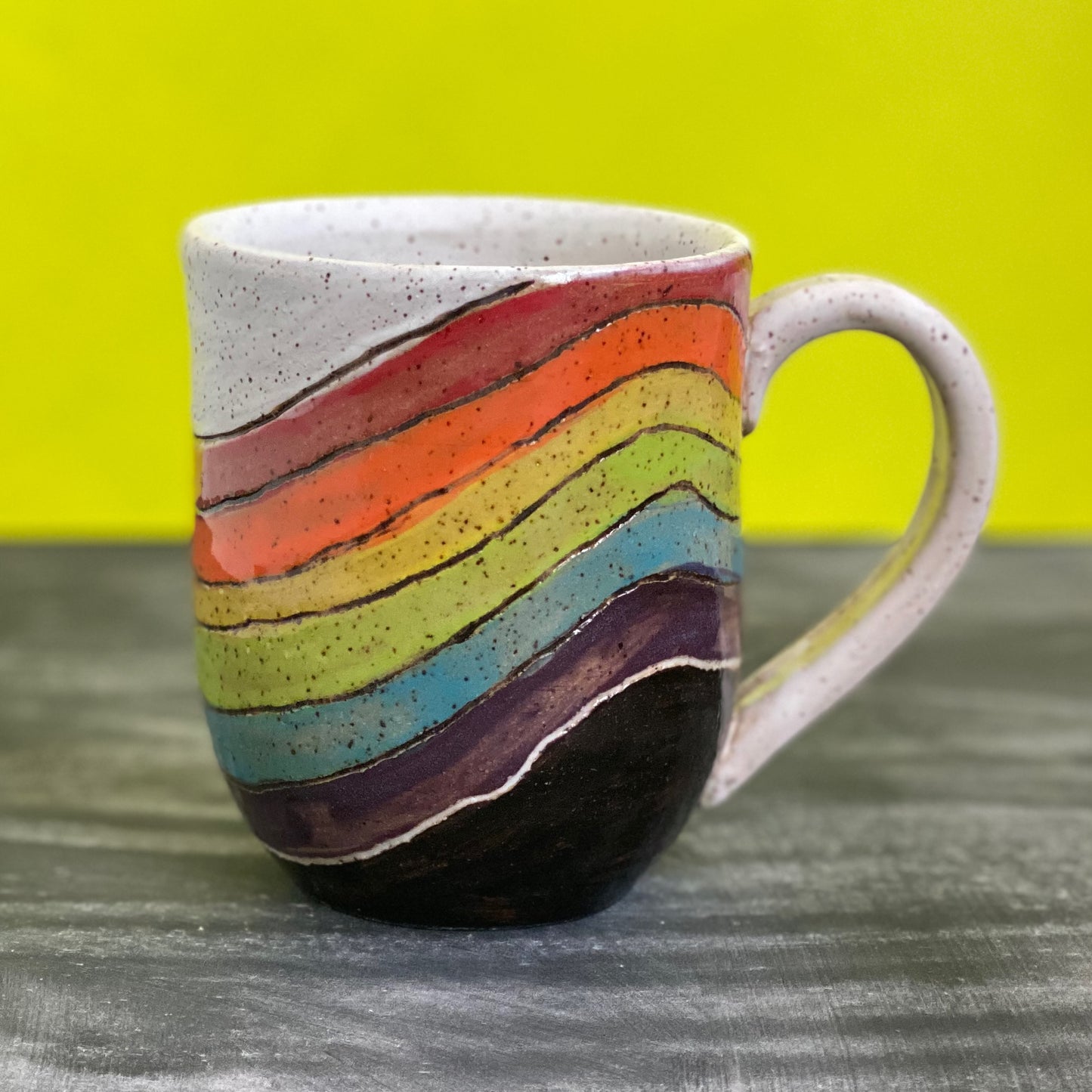 rainbow mug