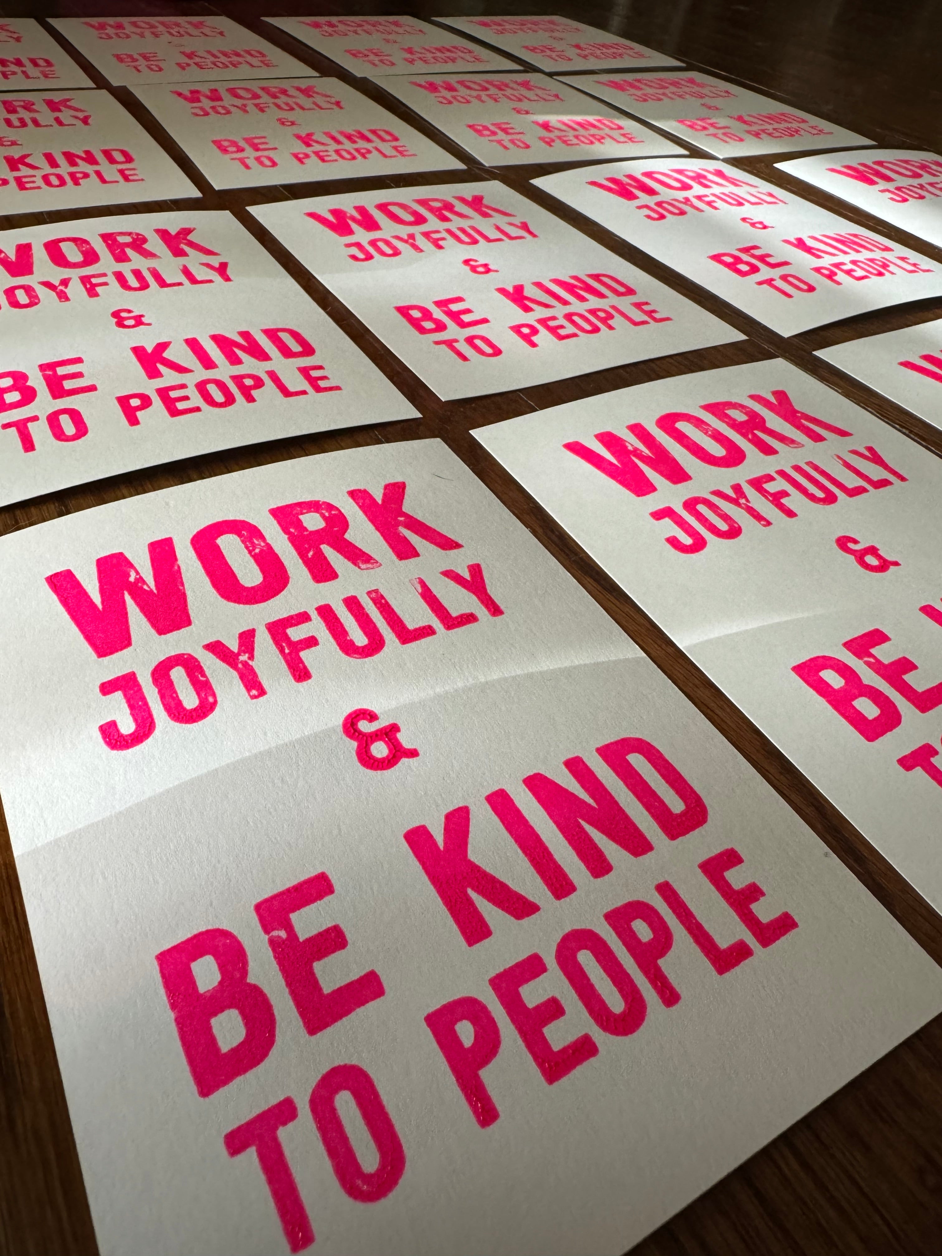work joyfully print