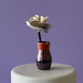 lustered bud vase 1