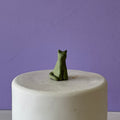 green cat
