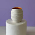 swirly orange cup