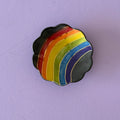 gold rainbow trinket dish (black)
