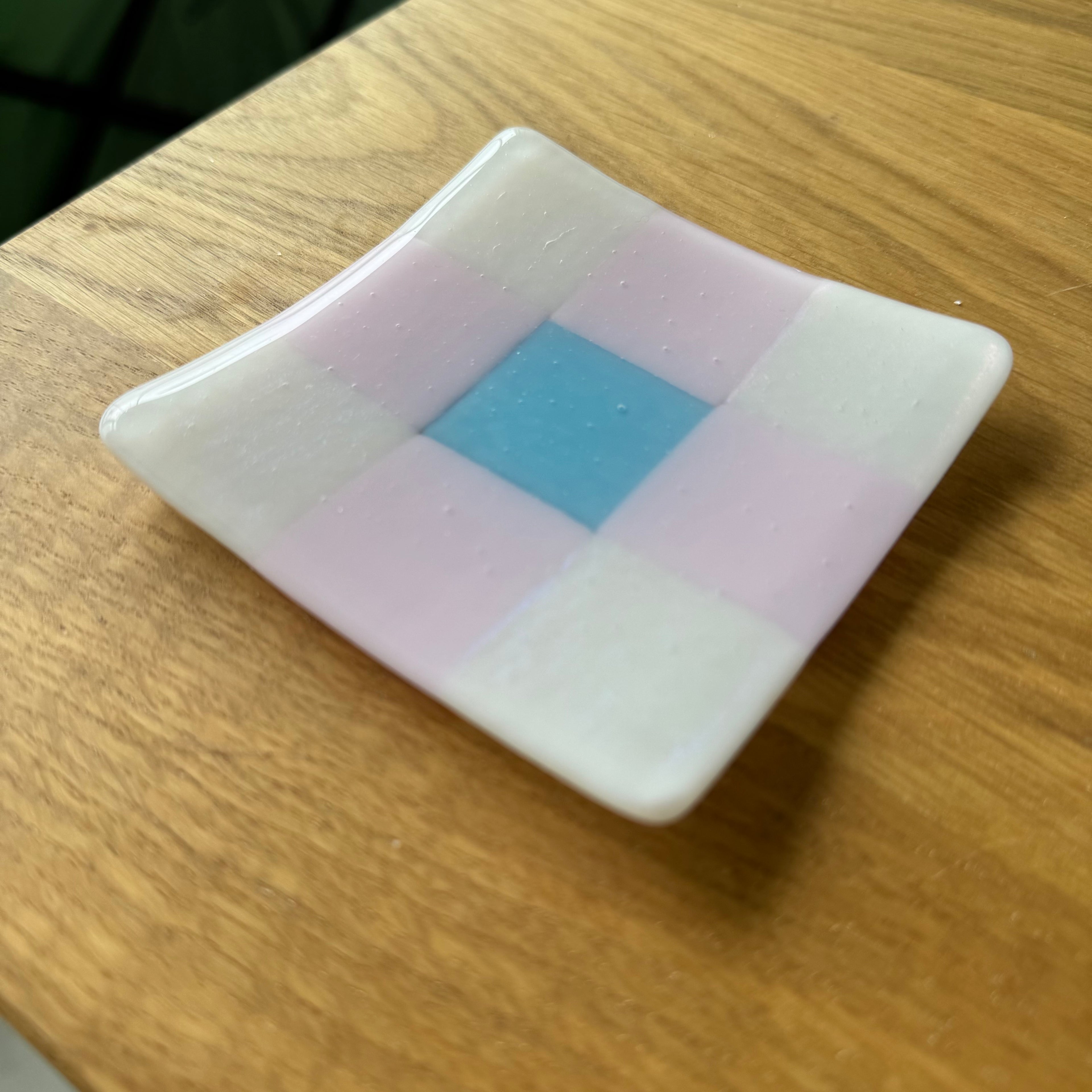 fused glass trinket dish 1