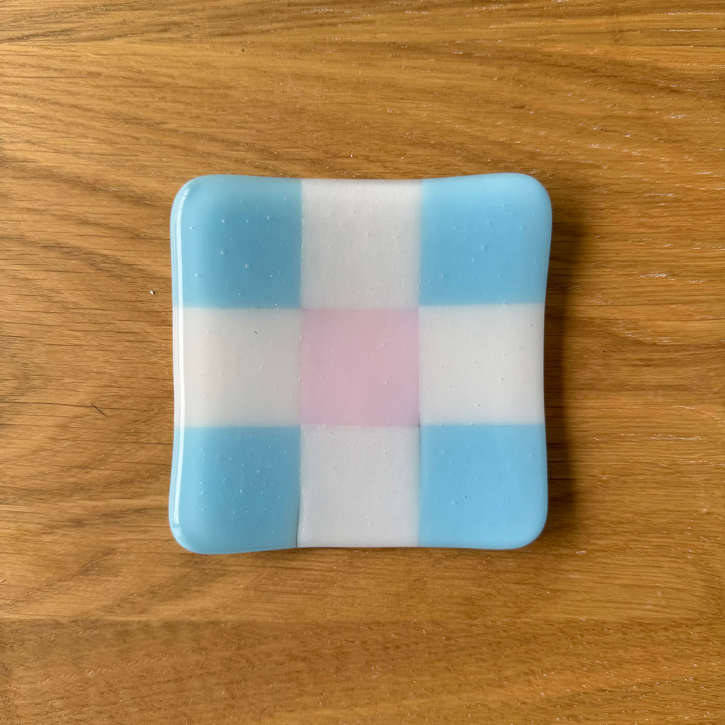 fused glass trinket dish 5