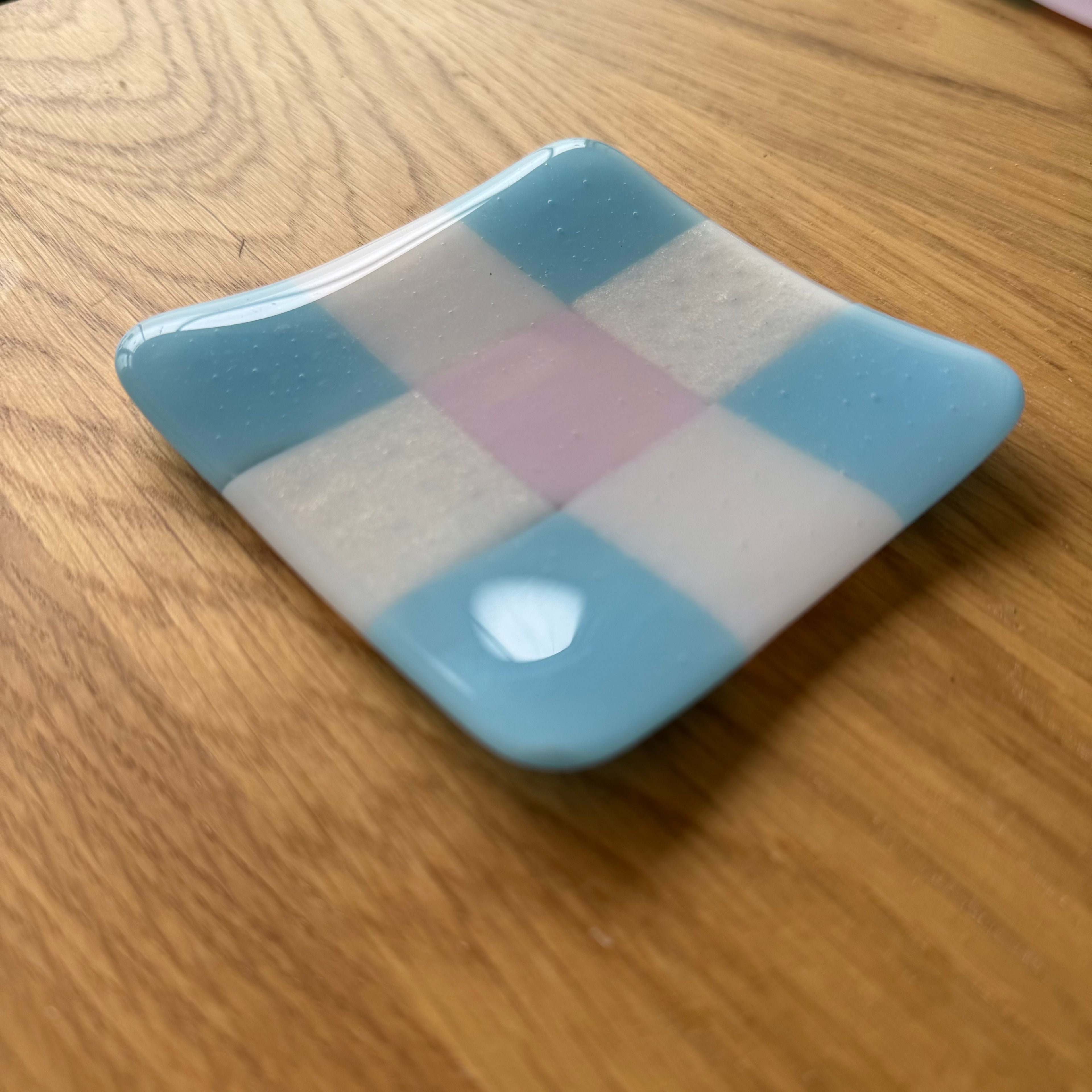 fused glass trinket dish 5