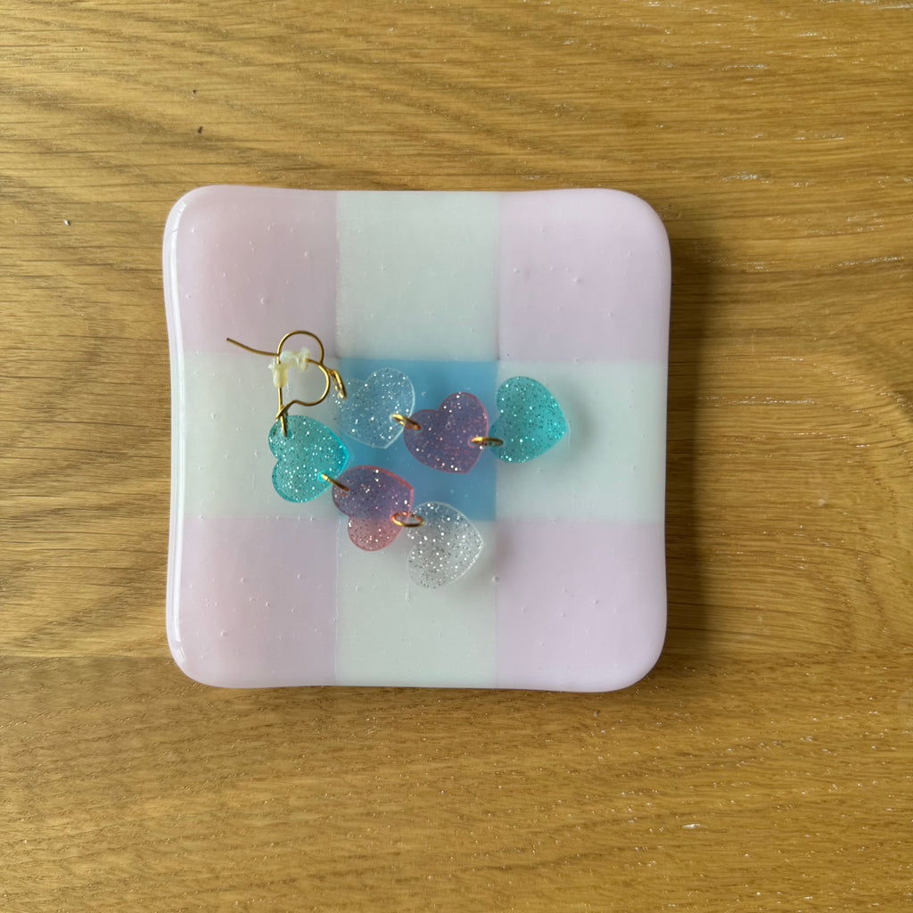 fused glass trinket dish 6