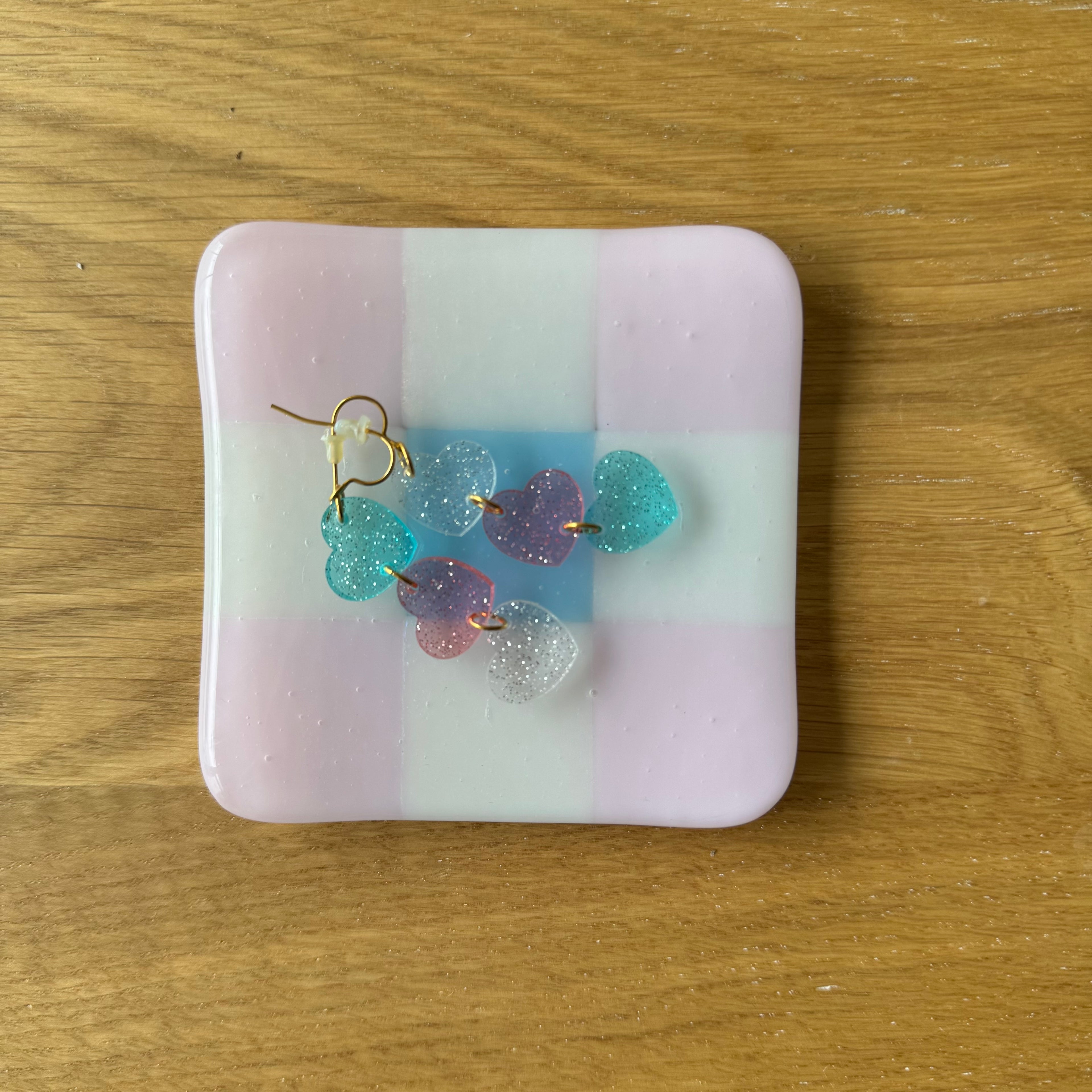 fused glass trinket dish 6