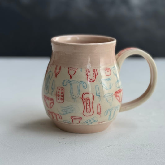 menstruation mug - pink