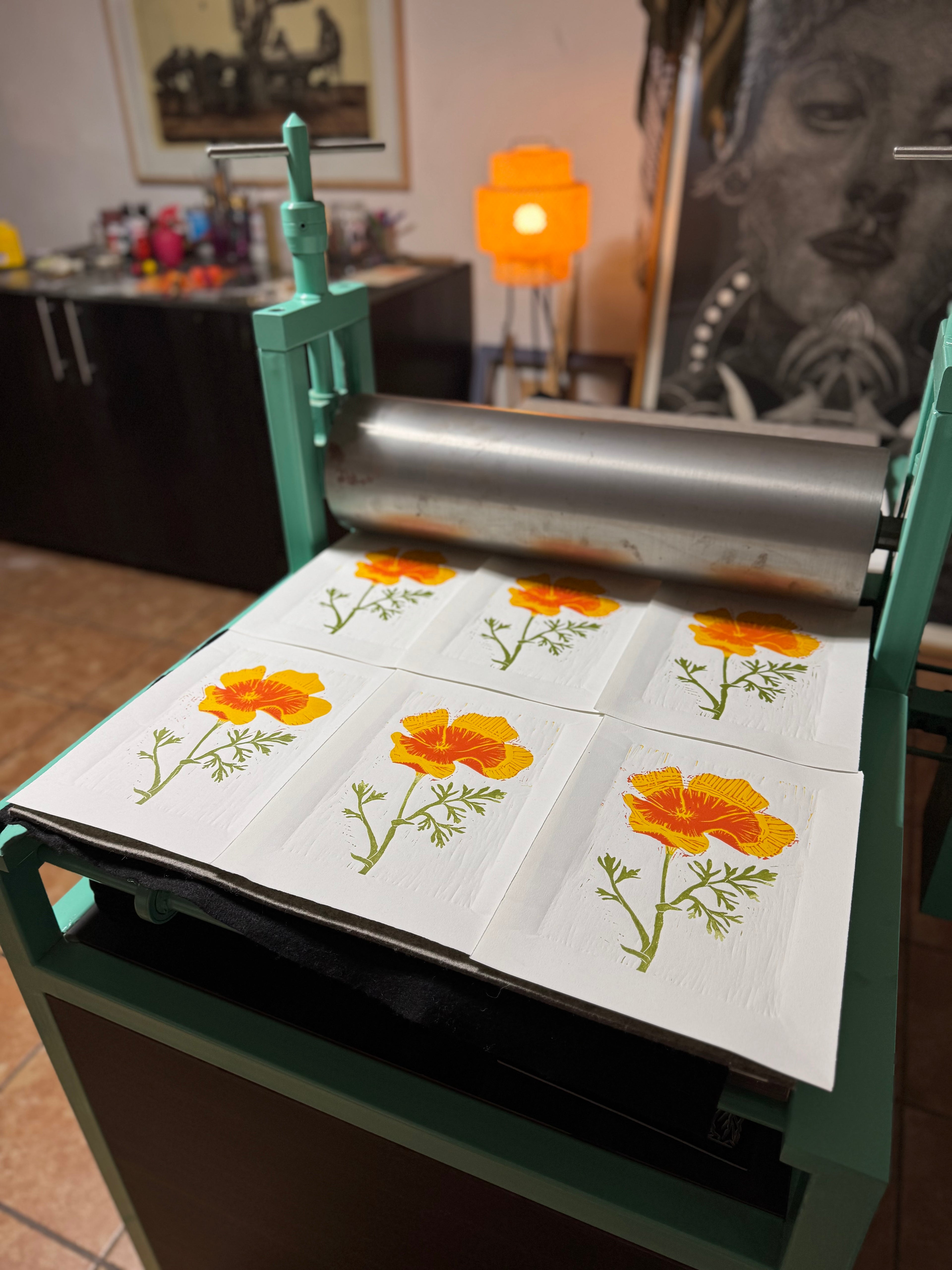 California Poppy Print
