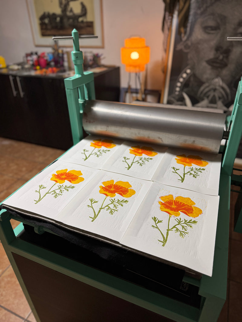 California Poppy Print