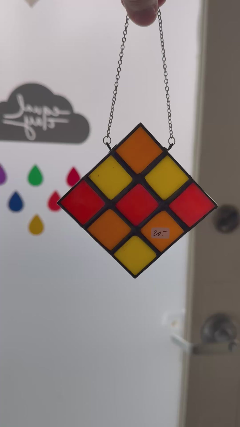 warm grid sun catcher