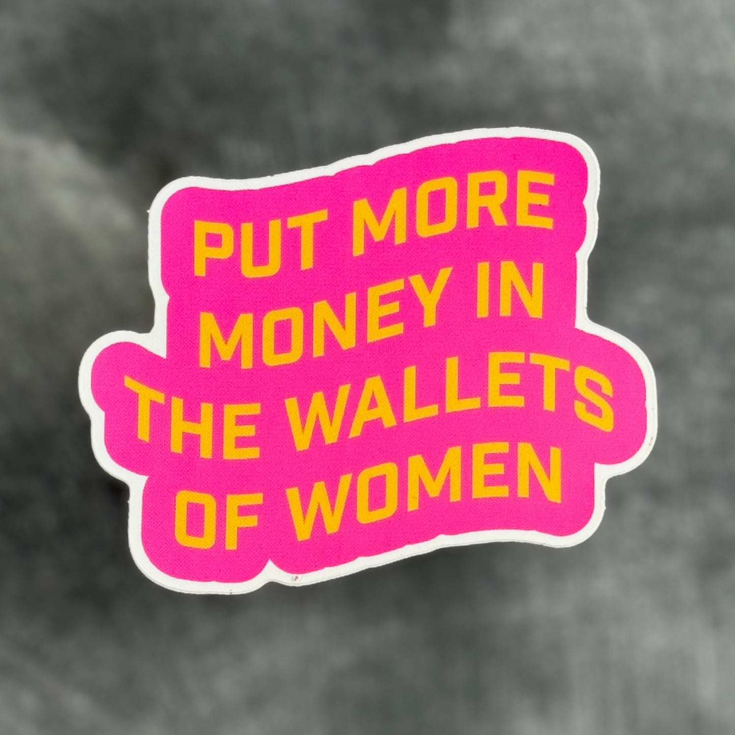 Put More Money in the Wallets of Women Sticker