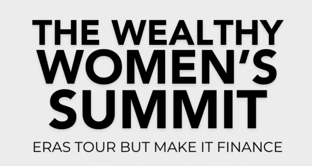 The Wealthy Women's Summit logotype in black on a white background