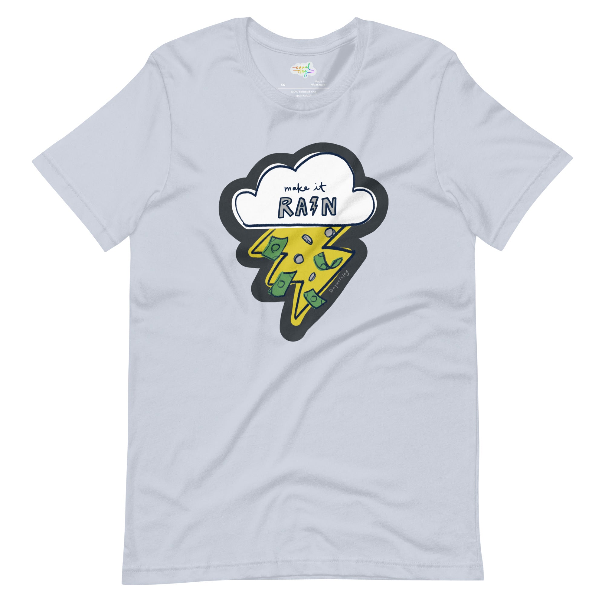 make it rain boxy t-shirt
